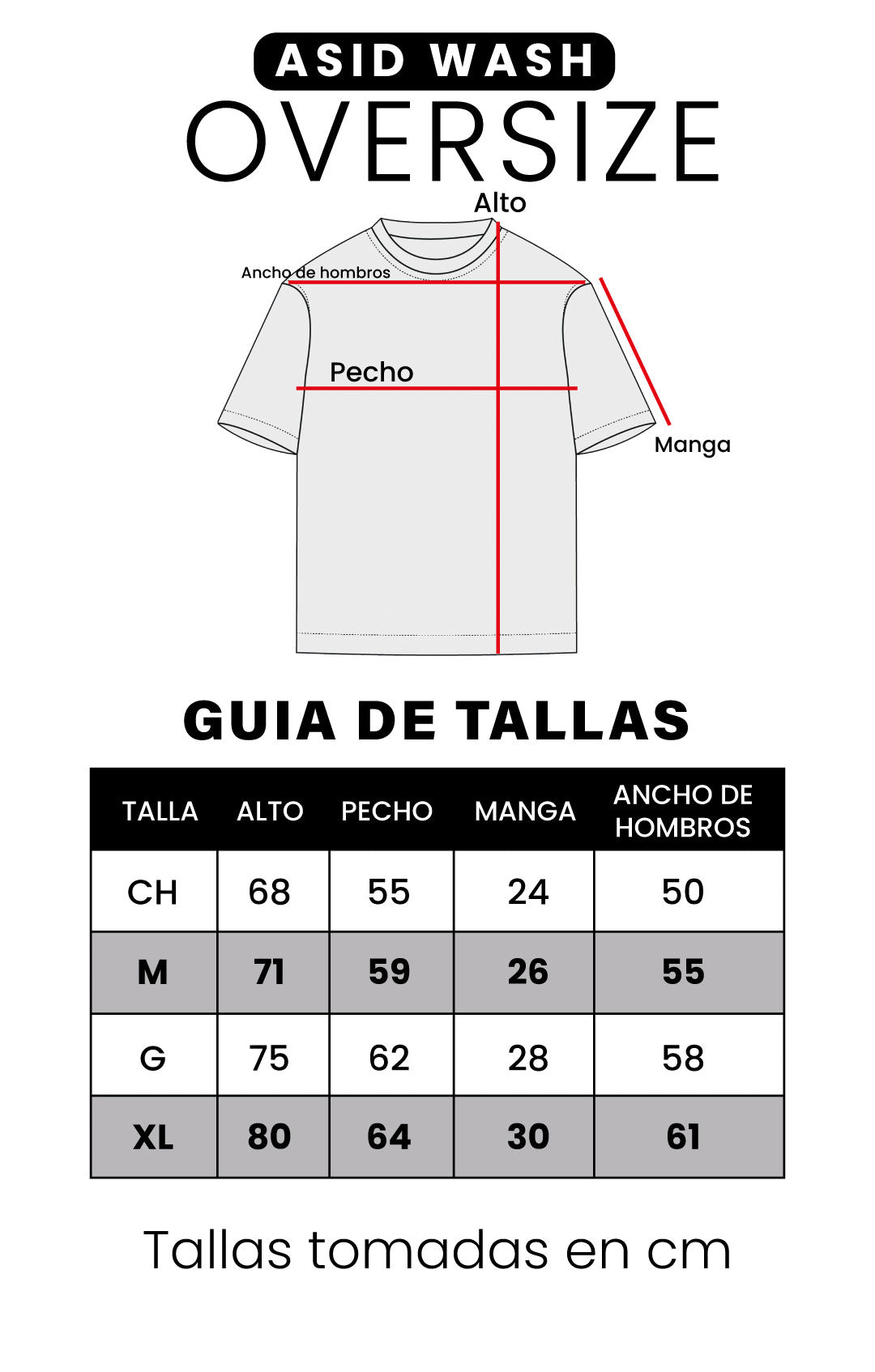 Playera asid wash de 250 gramos 100% Algodon peinado