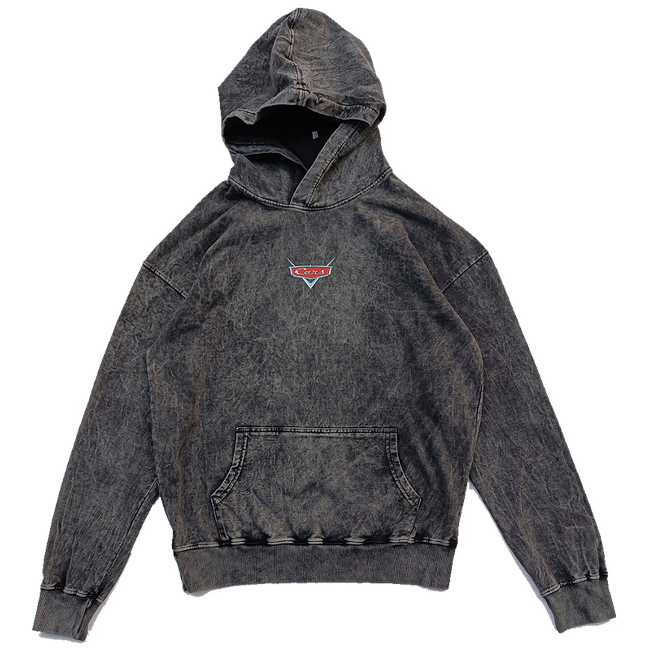 Hoodie en ASID WASH french terry 350 con diseño frontal y espalda