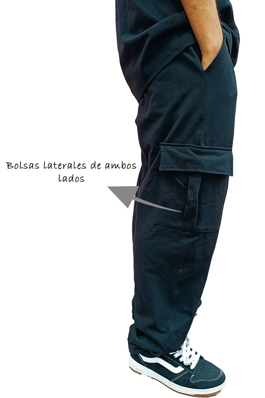 Pants BAGGY en french terry 100% algodon peinado de 350