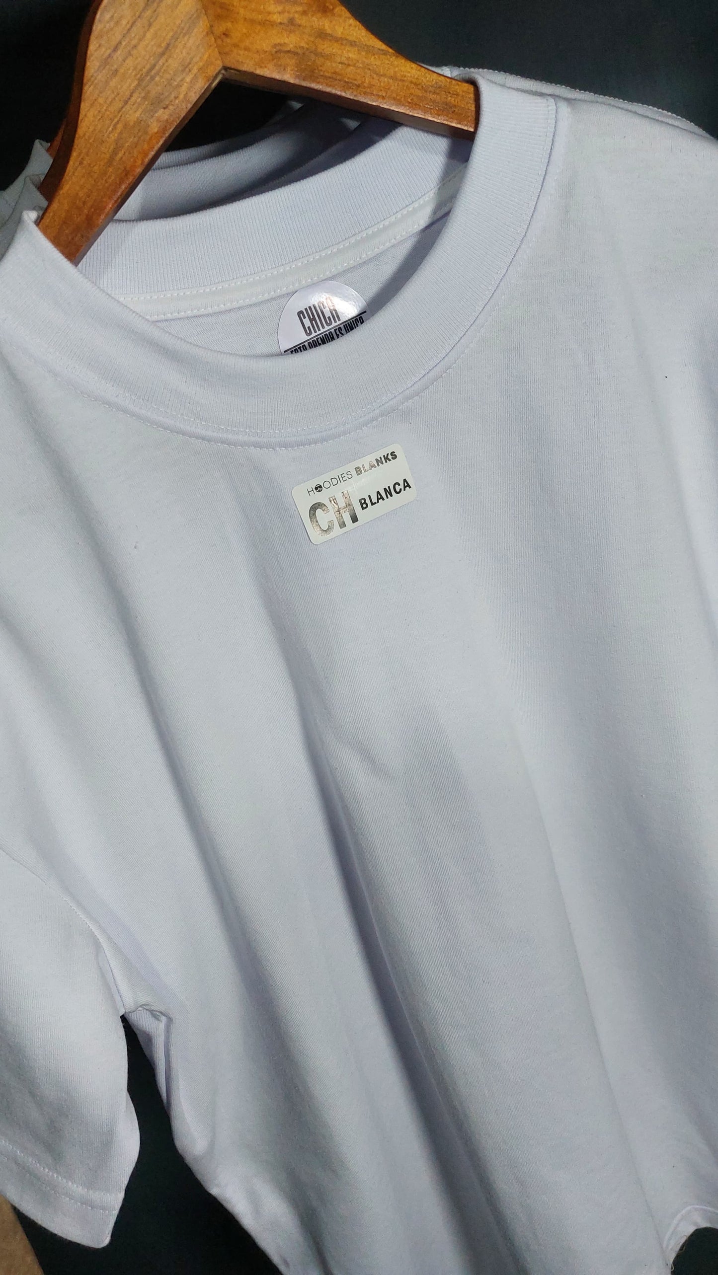 Playera lisa color BLANCO